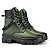 Coturno Feminino Ester Couro Corrente Verde Militar - Imagem 2