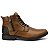 Bota Masculina George Couro Cadarços Caramelo - Imagem 1