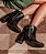 Bota Feminina Laís Couro Salto Grosso Preto - Imagem 4