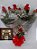 BUQUÊ DE ROSAS VERMELHAS  1 DZ, COM CHOCOLATE - Imagem 2