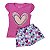 Conjunto Blusa com Manga Japonesa e Short-Saia Butterfly - Imagem 1