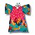 Vestido de Viscose Estampa Digital e Manga Borboleta Leopardos - Imagem 1