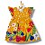 Vestido de Viscose, Estampa Digital com Laço nas Costas Tulipas - Imagem 1
