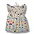 Vestido Viscose Estampa Digital com Laço nas Costas Borboletas - Imagem 1