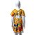 Vestido de Viscose Estampa Digital Costas Vazadas Tulipas - Imagem 3