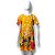 Vestido de Viscose Estampa Digital Costas Vazadas Tulipas - Imagem 2