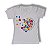 Blusa Viscolycra Manga Curta Colorfull Heart - Imagem 1