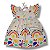 Vestido de Laço Costas Estampa Digital Arco-Íris - Imagem 1