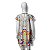 Vestido de Laço Costas Estampa Digital Arco-Íris - Imagem 3