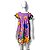 Vestido Estampa Digital babados e Laço nas Costas Filhotinhos - Imagem 2