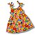 Vestido de Viscose Estampa Digital com Alça Laço Elefantinhos e Margaridas - Imagem 1