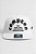 Boné Compton Aba Reta Snapback Born And Raised Branco - Imagem 1