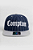 Boné Compton Aba Reta Snapback Classic Pinstripe Azul Marinho - Imagem 1