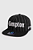 Boné Compton Aba Reta Classic Pinstripe Preto - Imagem 3