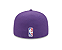 Boné 59FIFTY Los Angeles Lakers NBA Roxo TAM: 7 1/8 - Imagem 2