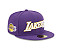 Boné 59FIFTY Los Angeles Lakers NBA Roxo TAM: 7 1/8 - Imagem 1