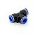 CONEXÃO PNEUMÁTICA UNIÃO TEE 8 MM - Imagem 1