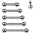 Barbell Titânio 1.6mm Bola 4mm - Imagem 1