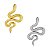 Piercing Serpente Labret de Titânio - Imagem 1