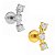 Trio de Pontos de Luz Labret de Titânio - Imagem 1