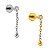 Pêndulo Bolinha Labret de Titânio - Imagem 1