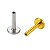 Haste Labret Rosca Interna 1.2 mm - Imagem 1