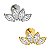 Labret Cluster 4 Navetes em Titânio - Imagem 1