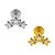 Trio de Estrelas Labret de Titânio - Imagem 1