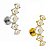 Labret Cluster de Pérolas em Titânio - Imagem 1