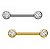 Barbell de Mamilo em Titânio com Zircônias - Imagem 1