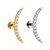 Labret Cluster Lua Longa de Titânio - Imagem 1