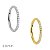 Argola Fina 0.8 mm de Titânio Cravejada de Zircônias - Imagem 1