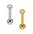 Barbell Micro Reto Via Láctea de Zircônias em Titânio - Imagem 1