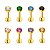Labret Pedestal de Titânio com Zircônia - Imagem 1