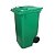 Lixeira Container de Lixo 240 litros Sem Pedal - Com rodas - Imagem 6