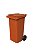 Lixeira Container de Lixo 120 litros Com Rodas - Imagem 4