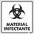 Adesivo Lixo Infectante 18x18 cm - Encart Ale - Imagem 1