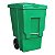 Lixeira Container de Lixo 360 Litros Sem Pedal - Com rodas - Imagem 1