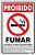 Placa Proibido Fumar Lei Federal nº 12.546 - Imagem 1