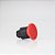 Botão cogumelo pulsador curto – 1NF Botão vermelho - Imagem 2