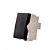 Linha Clean – Interruptor bipolar paralelo 10A 250V~ – Ebony - Imagem 1