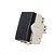Linha Clean – Interruptor pulsador (sem gravação) 10A 250V~ – Ebony - Imagem 1