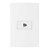 Linha Clean – Tomada Para Telefone Padrão Americano RJ11 4 Fios – Branco - Imagem 1