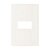 Linha Clean – Placas 4×2’’ 1 postos horizontais – Marfim - Imagem 1
