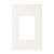 Linha Clean – Placas 4×2’’ 3 postos horizontais – Marfim - Imagem 1