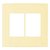 Linha Clean – Placas 4×4’’ 6 postos horizontais – Vanilla - Imagem 1