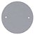 Linha Clean – Placas redondas 4’’ – Marfim - Imagem 1