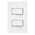 Linha Infiniti – Conjuntos 4×2” 2 interruptores paralelos separados 10A 250V~ – Branco - Imagem 1