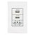 Linha Infiniti – Conjuntos 4×2” 2 tomadas carregador USB 1A bivolt + 1 tomada 2P+T 10A 250V~ – Branco - Imagem 1