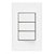 Linha Infiniti – Conjuntos 4×2” 3 interruptores simples 10A 250V~ – Branco - Imagem 1